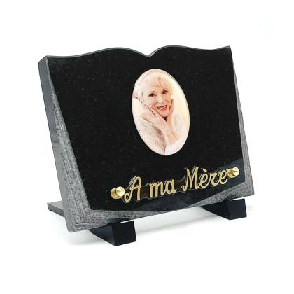 Plaque funéraire Petit livre