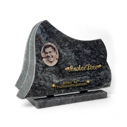 Plaque funéraire Forme mouvementée