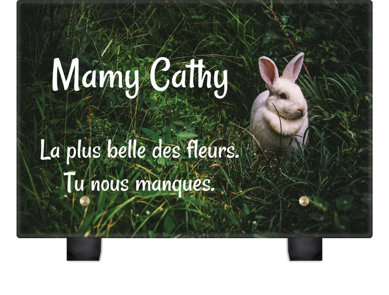 Plaque funéraire plaque-funeraire-lapin 24 plapuedacaes.com
