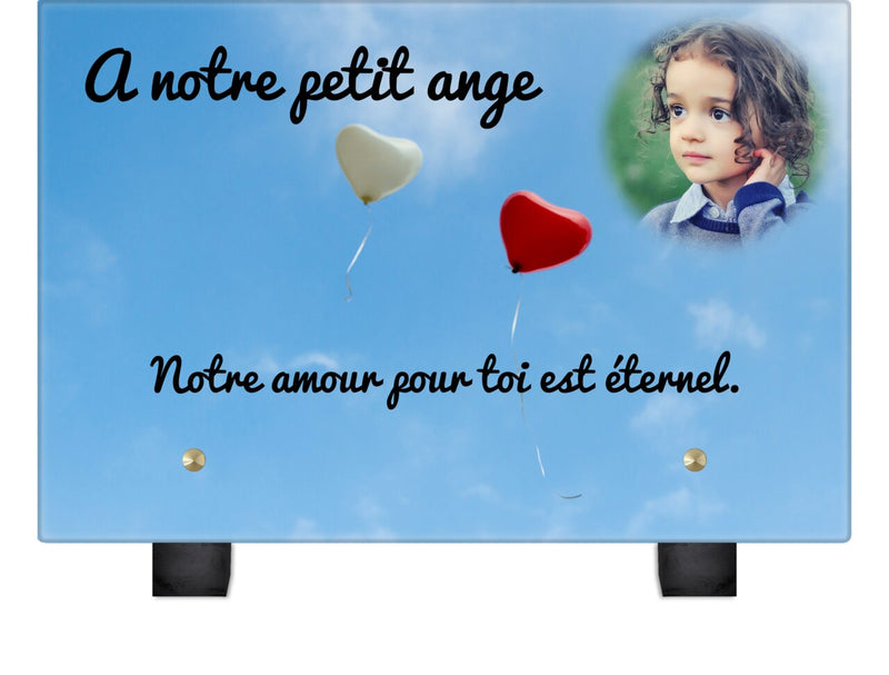 Plaque funéraire ballons-coeurs 3 plapuedacaes.com
