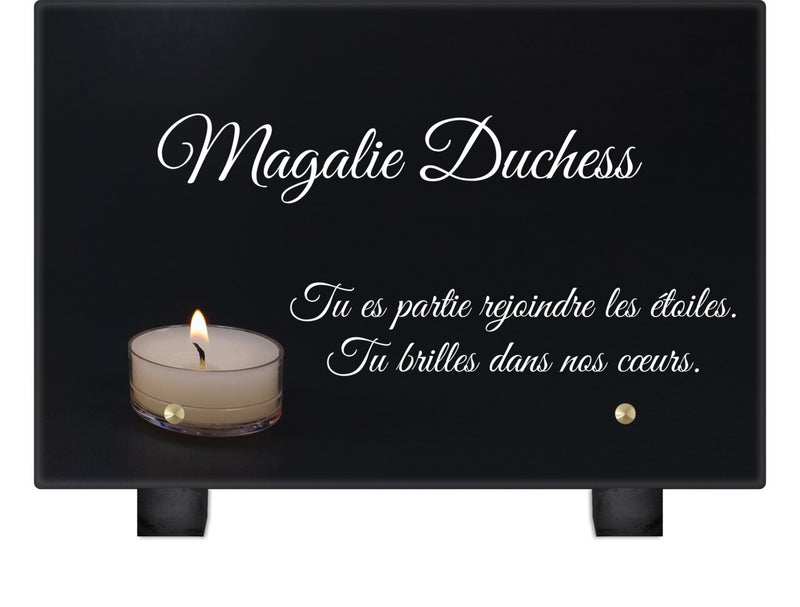 Plaque funéraire simple-bougie 14 plapuedacaes.com
