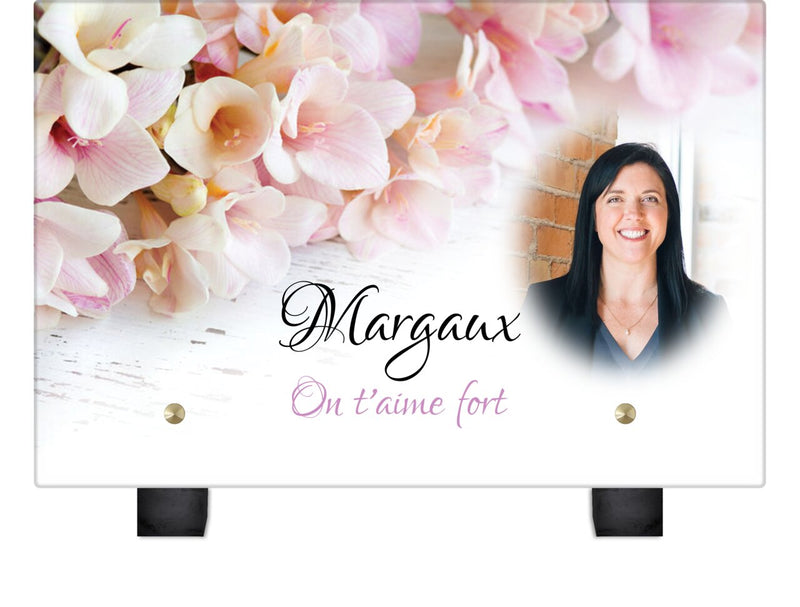 Plaque funéraire fleurs-sur-bois 29 plapuedacaes.com
