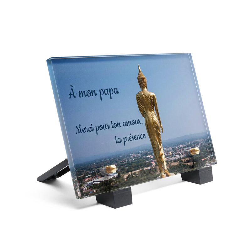 Plaque funéraire bouddha-paysage 26 plapuedacaes.com