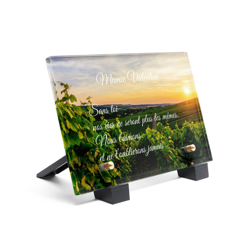 Plaque funéraire plaque-funeraire-vignes 17 plapuedacaes.com