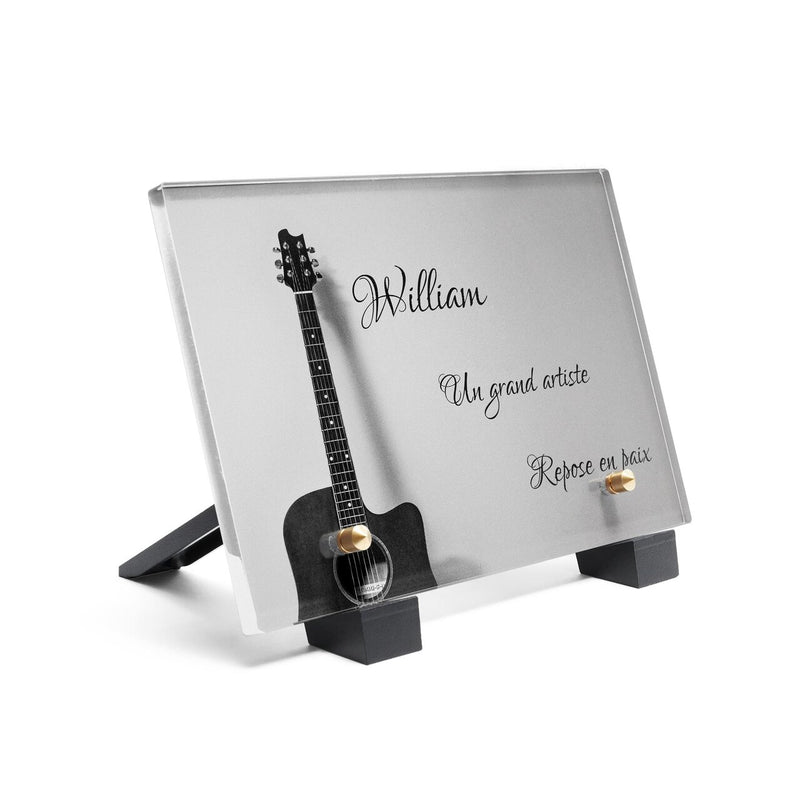 Plaque funéraire guitare-au-mur 16 plapuedacaes.com