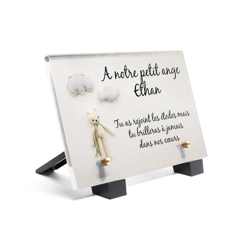 Plaque funéraire enfant-doudou-nuages 24 plapuedacaes.com