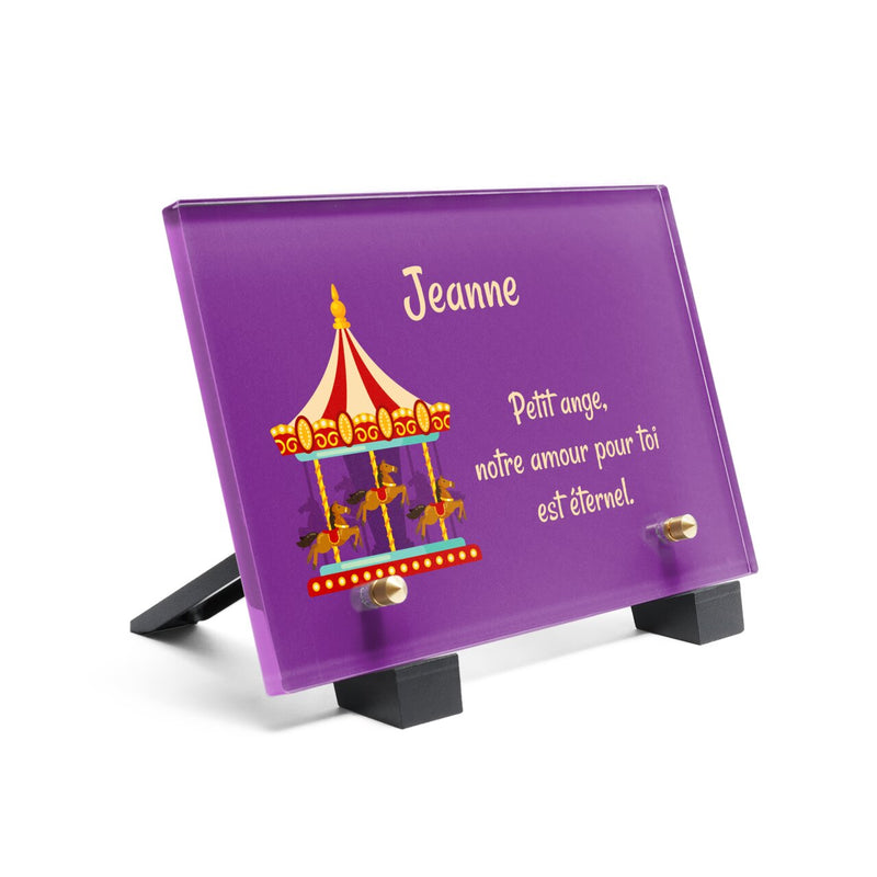 Plaque funéraire manege-de-petits-chevaux 8 plapuedacaes.com