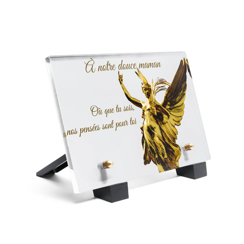 Plaque funéraire ange-dore 21 plapuedacaes.com