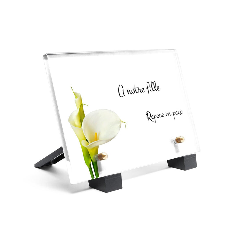 Plaque funéraire arum-blanc 1 plapuedacaes.com