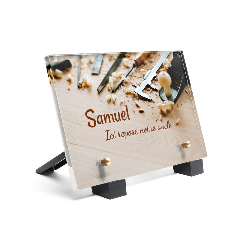 Plaque funéraire outils-de-menuisier 2 plapuedacaes.com