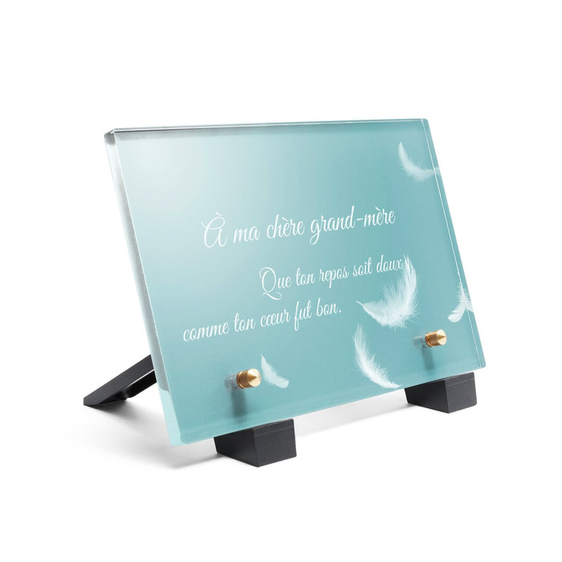 Plaque funéraire plaque-funeraire-plume 28 plapuedacaes.com