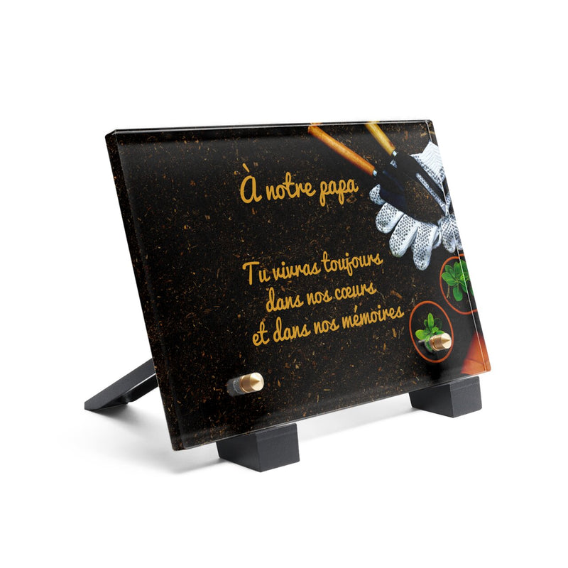 Plaque funéraire jardinier-semant 21 plapuedacaes.com
