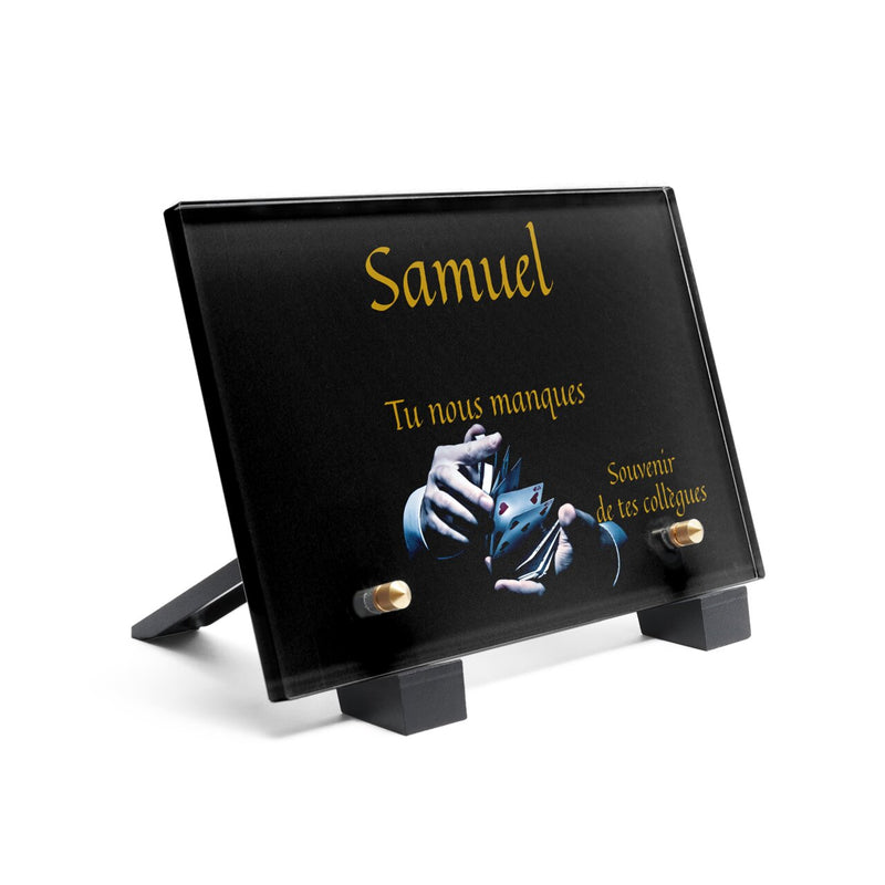 Plaque funéraire melange-des-cartes 14 plapuedacaes.com