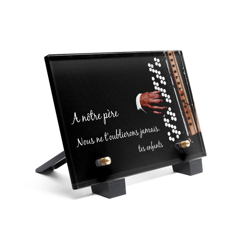 Plaque funéraire accordeon 25 plapuedacaes.com