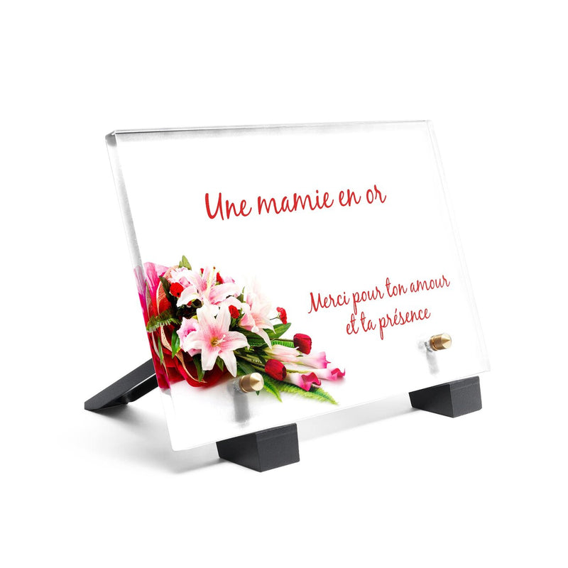 Plaque funéraire bouquet-garni 11 plapuedacaes.com