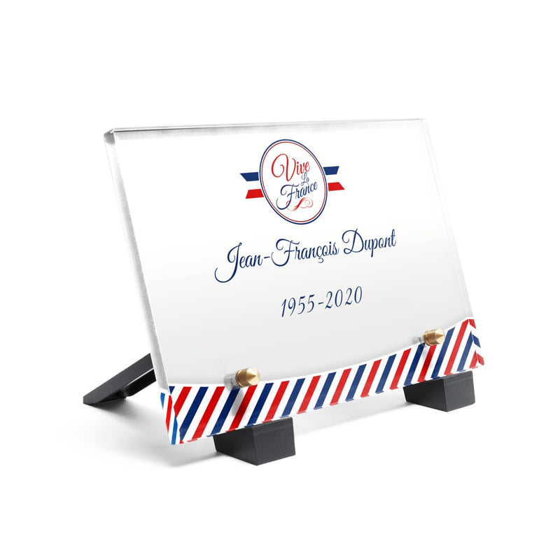 Plaque funéraire vive-la-france 19 plapuedacaes.com