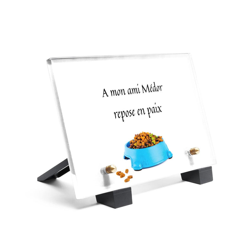 Plaque funéraire croquette 16 plapuedacaes.com