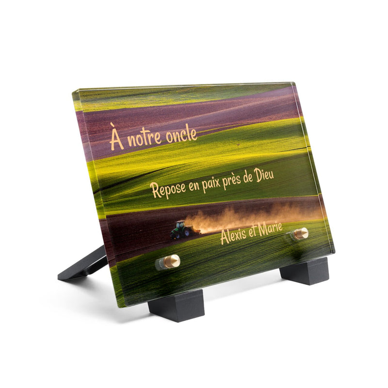 Plaque funéraire tracteur-laboureur 11 plapuedacaes.com
