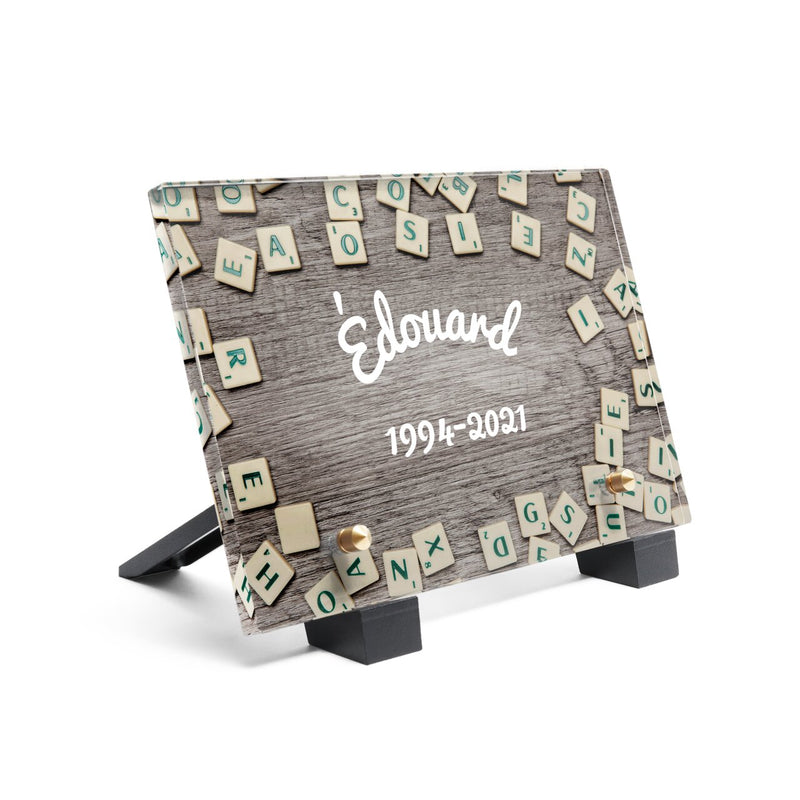 Plaque funéraire scrabble 8 plapuedacaes.com