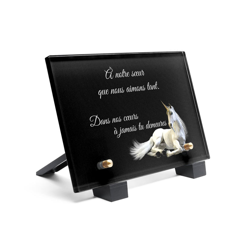 Plaque funéraire licorne-allonge 15 plapuedacaes.com