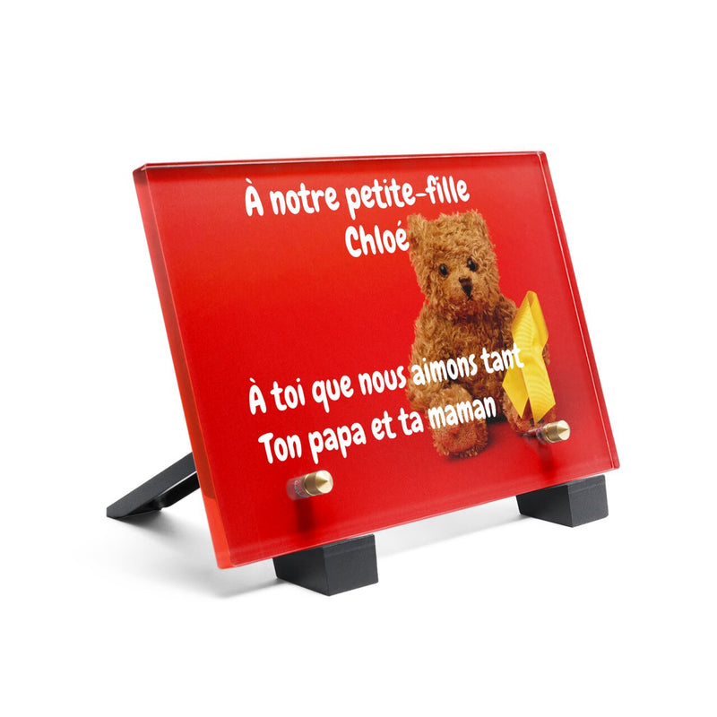 Plaque funéraire plaque-funeraire-ourson 26 plapuedacaes.com