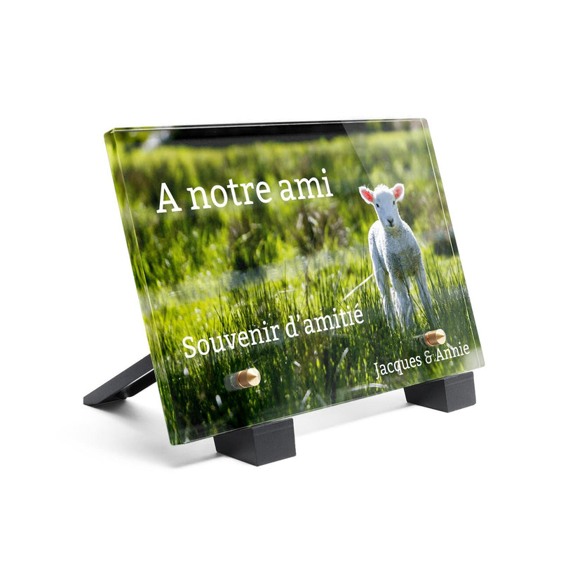 Plaque funéraire agneau 2 plapuedacaes.com