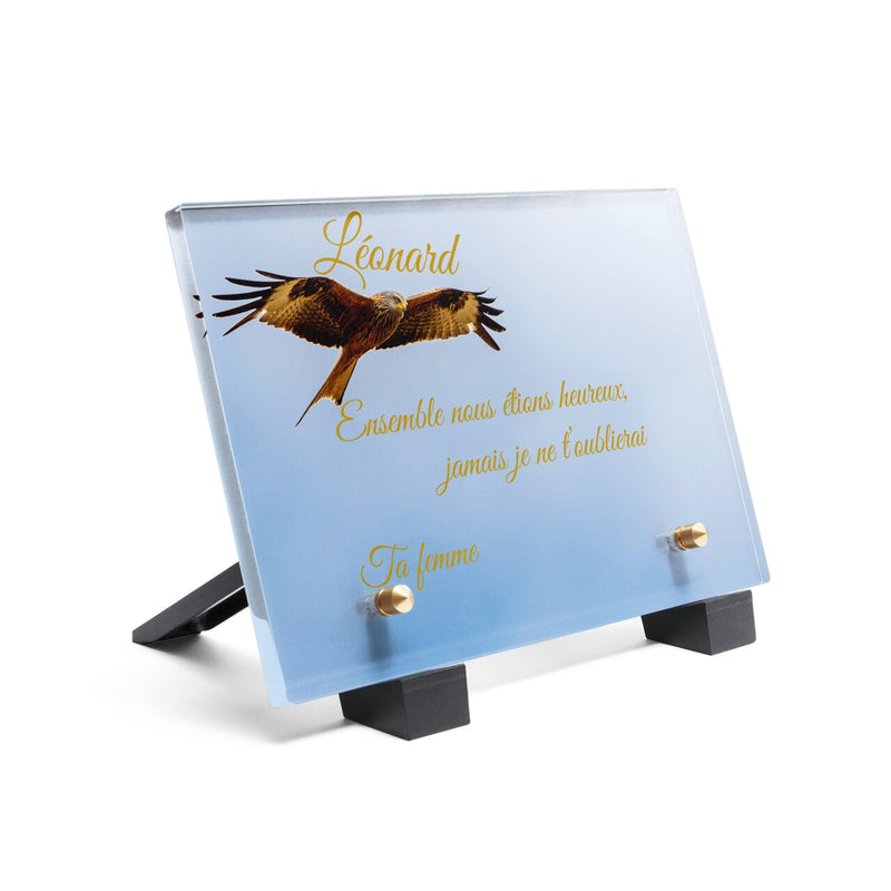Plaque funéraire plaque-funeraire-aigle 8 plapuedacaes.com