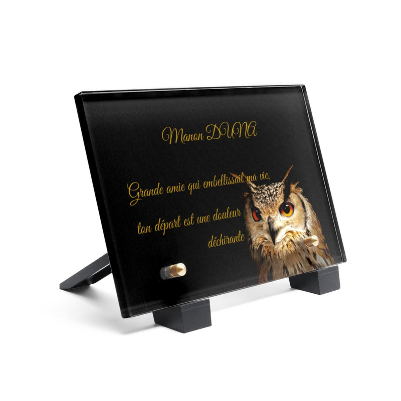Plaque funéraire plaque-funeraire-hibou 17 plapuedacaes.com