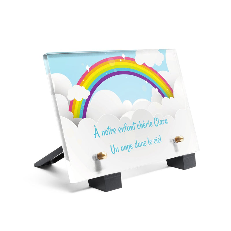 Plaque funéraire arc-en-ciel-dessin 16 plapuedacaes.com