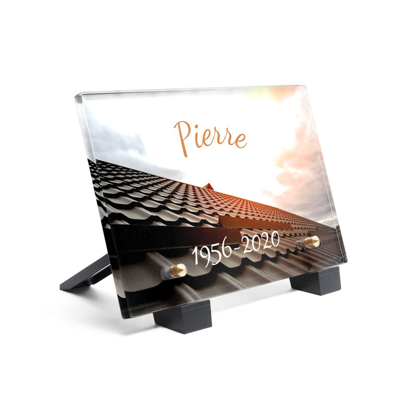 Plaque funéraire toit-couvreur 20 plapuedacaes.com