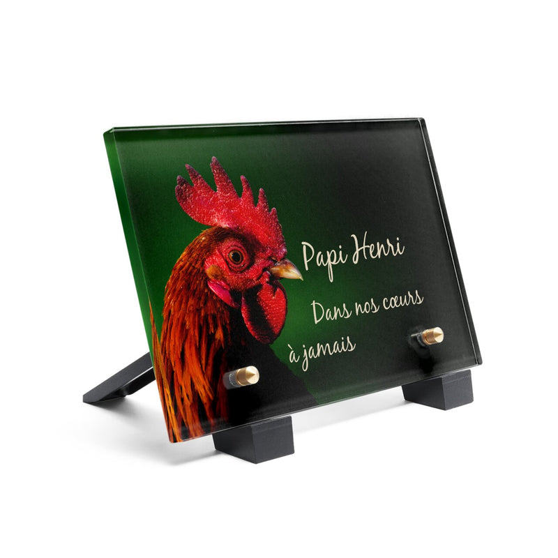 Plaque funéraire plaque-funeraire-coq 23 plapuedacaes.com