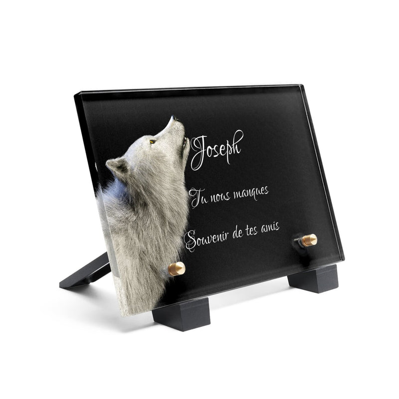 Plaque funéraire plaque-funeraire-loup 18 plapuedacaes.com
