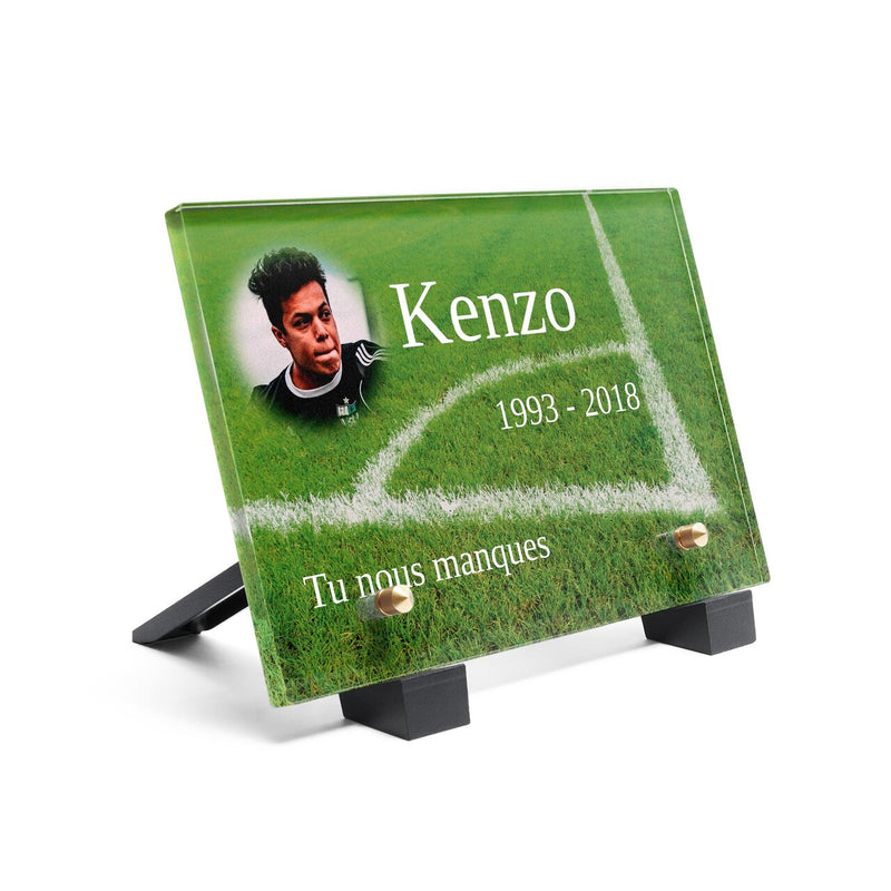 Plaque funéraire football-corner 9 plapuedacaes.com