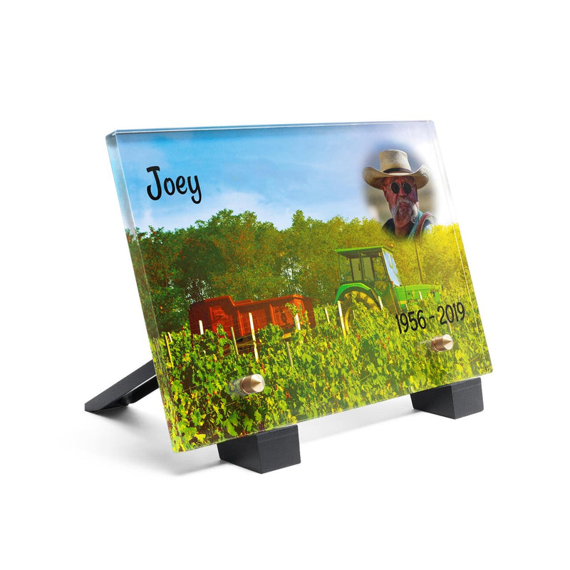 Plaque funéraire tracteur-au-soleil 22 plapuedacaes.com