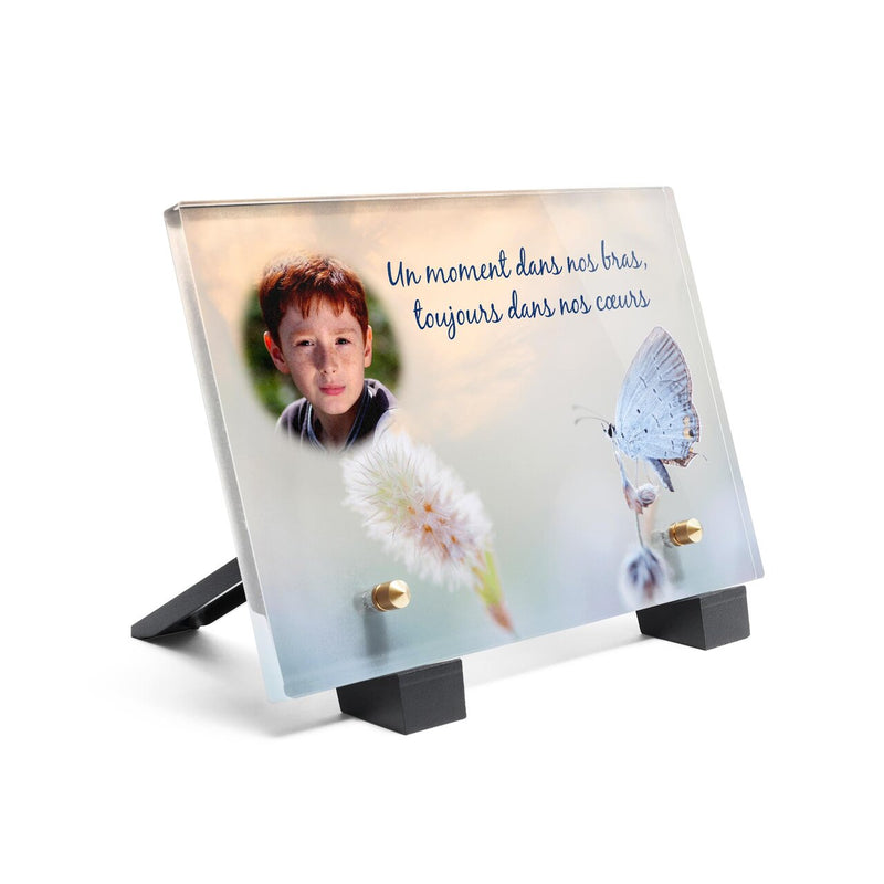 Plaque funéraire papillon-blanc 29 plapuedacaes.com