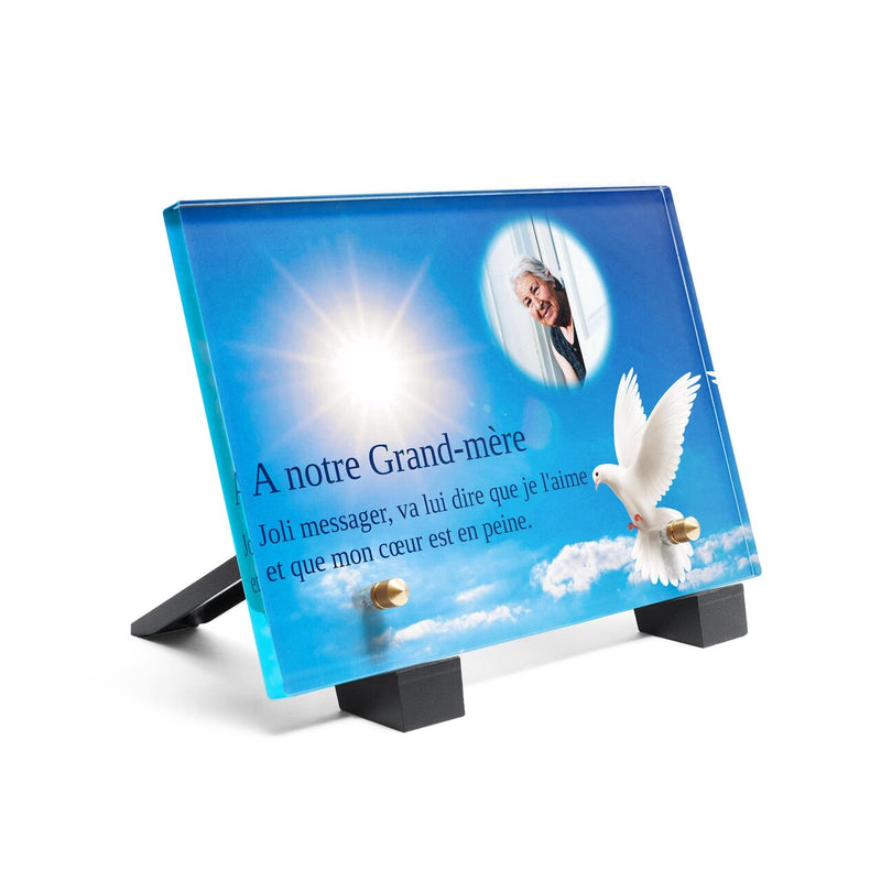 Plaque funéraire colombe 21 plapuedacaes.com