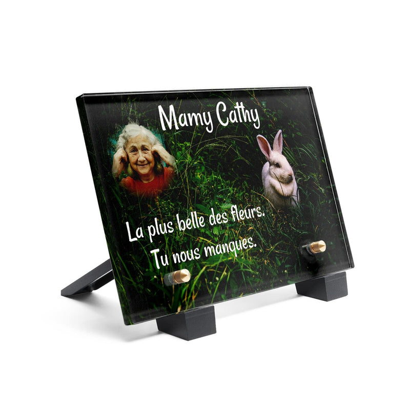 Plaque funéraire plaque-funeraire-lapin 13 plapuedacaes.com