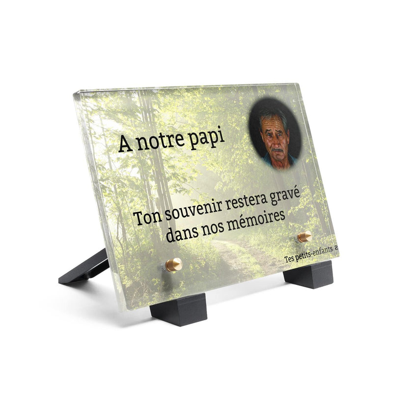 Plaque funéraire foret 27 plapuedacaes.com