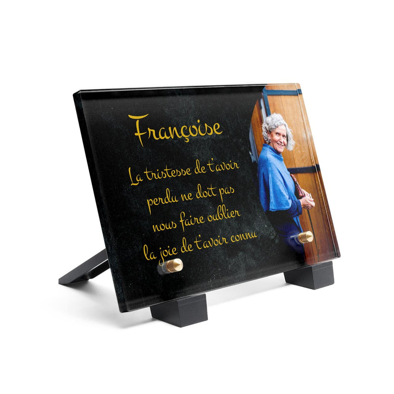 Plaque funéraire rocher-noir 17 plapuedacaes.com