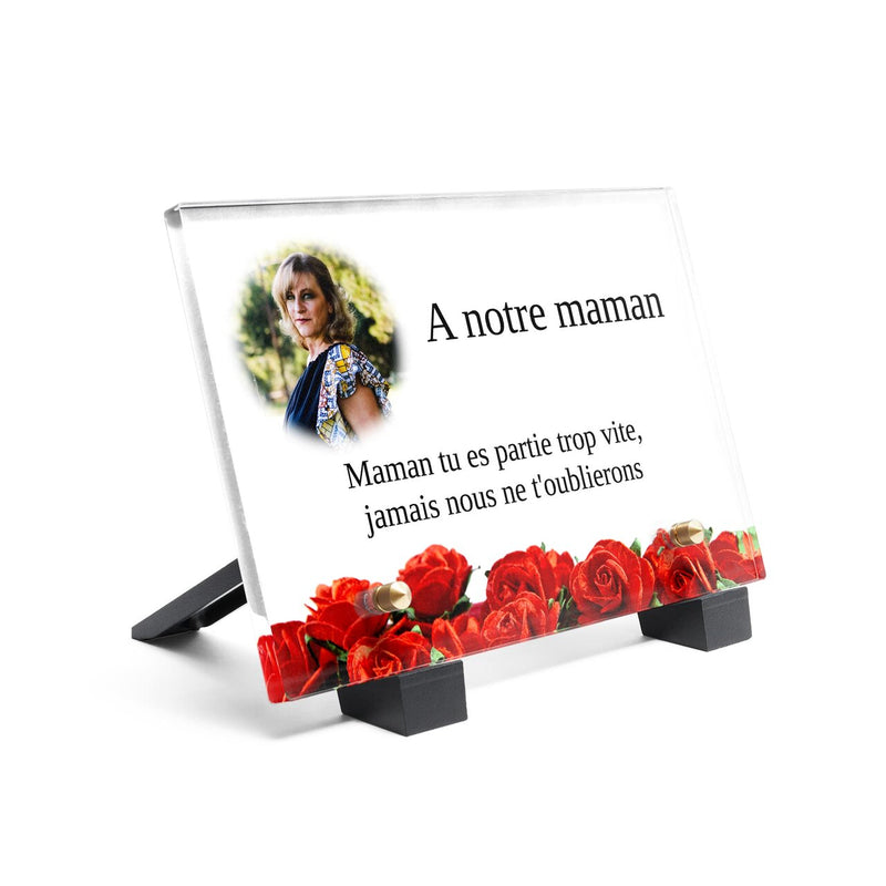 Plaque funéraire roses 10 plapuedacaes.com