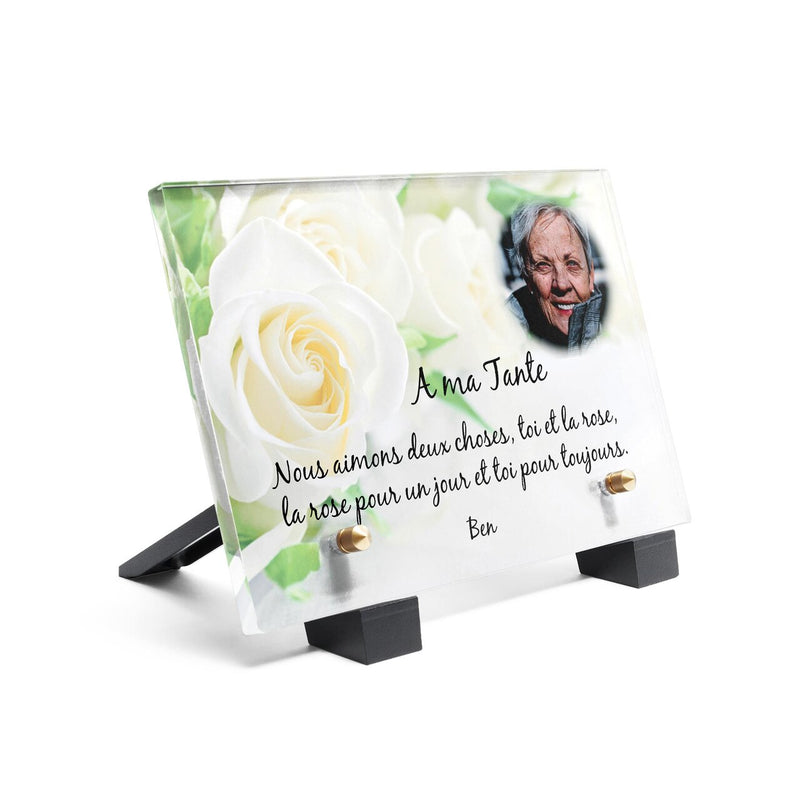Plaque funéraire rose-blanche 6 plapuedacaes.com