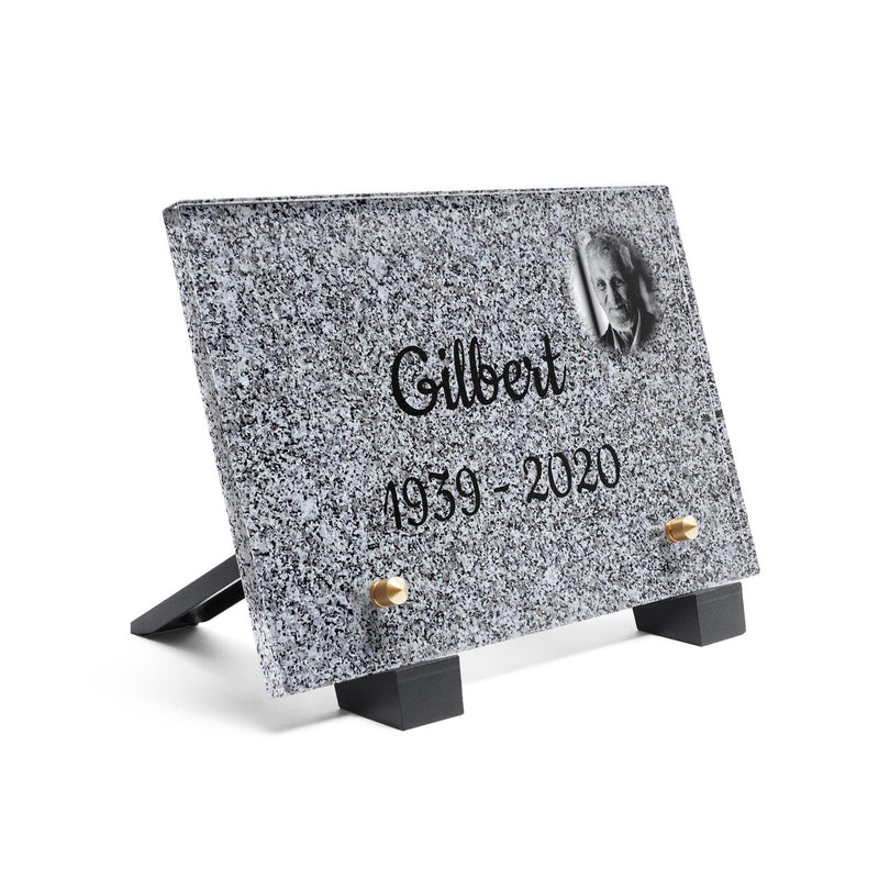 Plaque funéraire pierre-granite 23 plapuedacaes.com