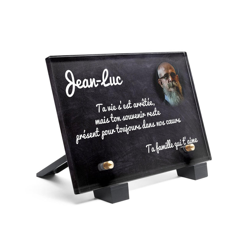 Plaque funéraire tableau-ardoise 17 plapuedacaes.com