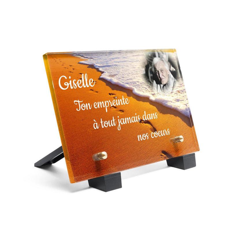 Plaque funéraire empreinte-sable 16 plapuedacaes.com