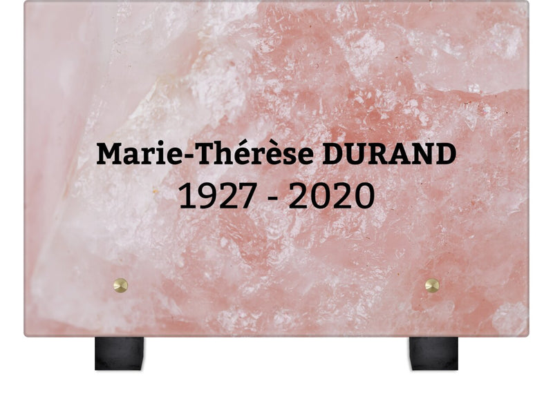 Plaque funéraire marbre-rose 28 plapuedacaes.com
