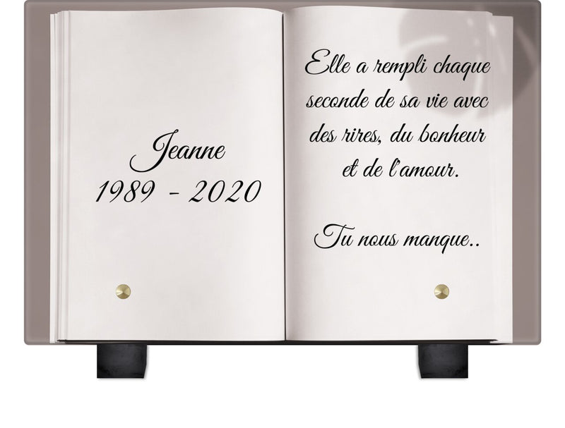 Plaque funéraire livre-vue-du-dessus 2 plapuedacaes.com
