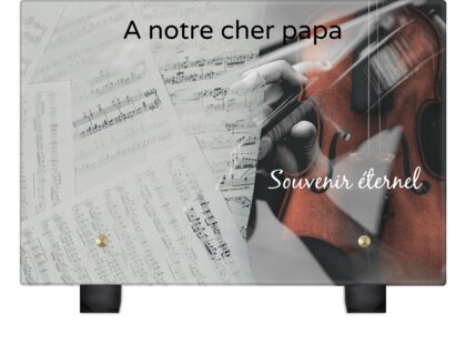 Plaque funéraire violoniste 29 plapuedacaes.com
