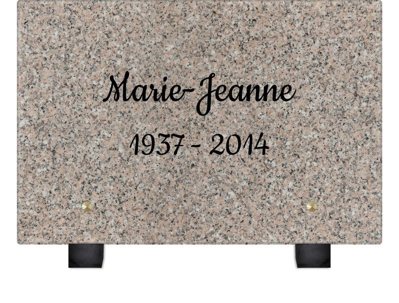 Plaque funéraire granit-rose-pastel 23 plapuedacaes.com
