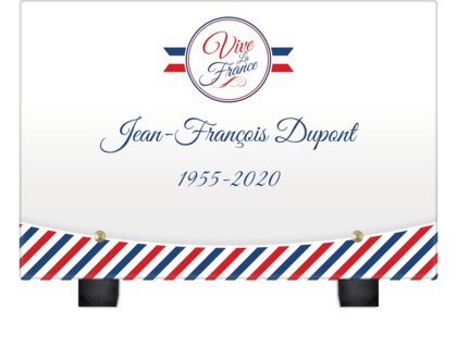 Plaque funéraire vive-la-france 24 plapuedacaes.com
