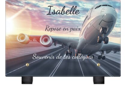 Plaque funéraire avion-qui-decolle 24 plapuedacaes.com
